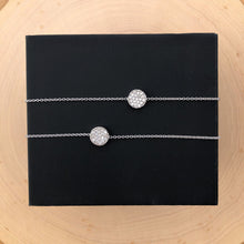 Load image into Gallery viewer, Pave Diamond Circle Bracelet